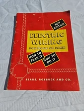 1953 Electric Wiring, Sears And Roebuck & Company  Booklet