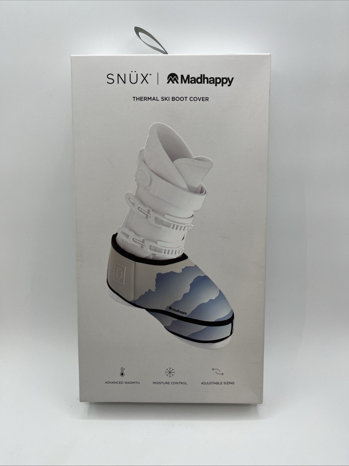 SALOMON Copri scarponi da sci Madhappy x Snux Limited overboot unisex taglia unica NUOVI con scatola