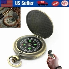 Vintage Compass Portable Survival Mini Hiking Camping Zinc Alloy Compass