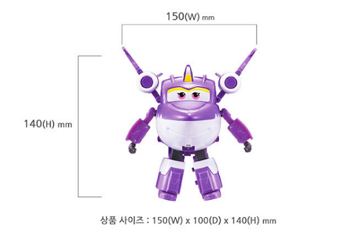 Super Wings Electric Transforming Sally Robot Figure/ korea for toy - Picture 8 of 8
