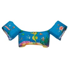 Airhead Otter Kids Child Life Jacket Vest with Arm Bands, Seahorse Open Box