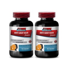 Saw Palmetto - ANTI-GRAY HAIR - Youthful Hair Enhancer 2 Bot 120 Caps