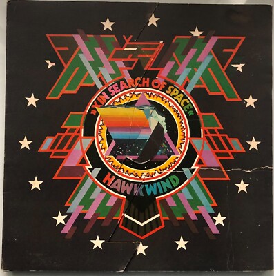 Hawkwind X In Search Of Space 1971 UK United Artists Vinyl Lp Uag 29202 Ex