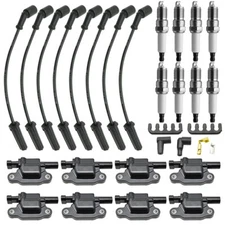 ⭐For Chevy 8 (pack) UF413 Ignition Coils + 41-962 Spark Plugs + Spark Plug Wires