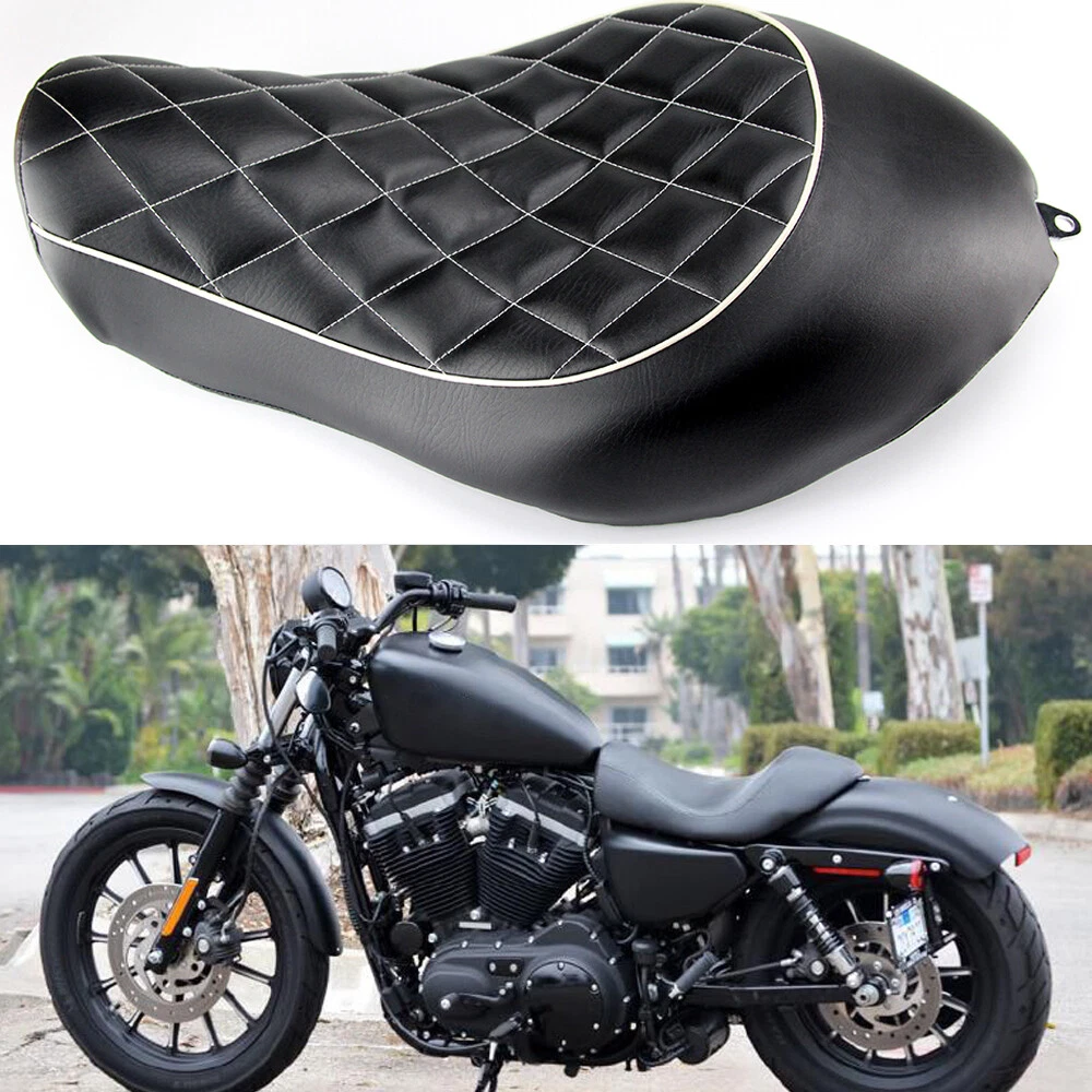 Driver Rider Solo Seat For Harley Sportster Iron XL 1200 883 48 72