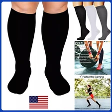 Compression Socks Stockings Women Men Knee High Medical 20-30 mmHG S/M-X/XL/XXL