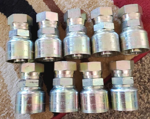 9 Eaton Aeroquip Hydraulic Fitting TTC-16  LOT