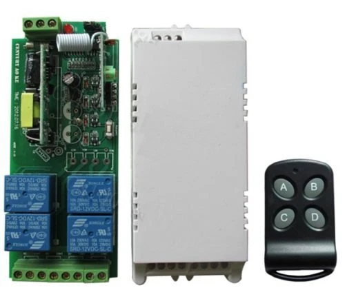 Kit Receptor Y Control Remoto 4CH 433.92MHZ 220V - Imagen 1 de 1