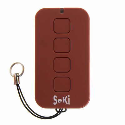 SeKi 433 X4, 433,92 MHz lernfähige Universal-Fernbedienung für Garagentoröffner 