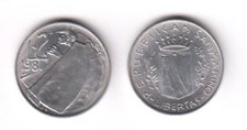 1981 San Marino Lire 2 Pastore Con Piffero Fior di Conio Unc