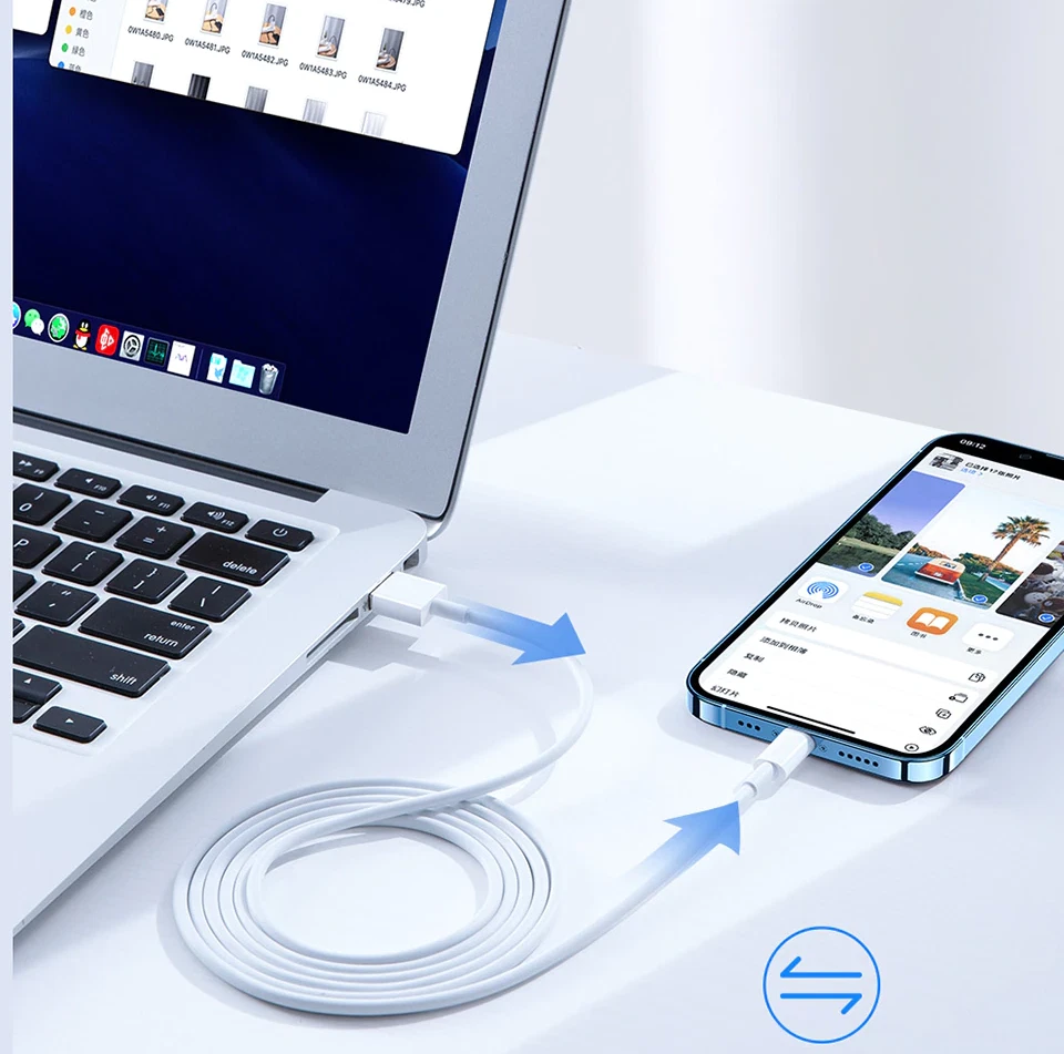 Pack of 10 iPhone Fast Charger Cable Lead For 6 7 8 X XS XR 11 12 13 14 Pro Max - Image 3 of 4