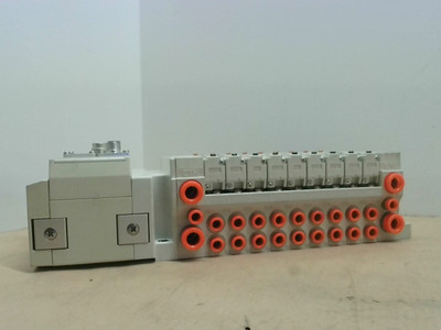 SMC EX240-SDN2 Devicenet Serial Interface Si Einheit W/9ea Pneumat - Überholt