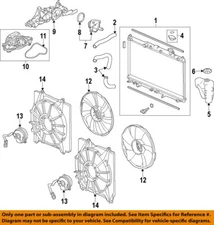 HONDA OEM 14-25 MDX Air Conditioner Heater Condenser Fan-AC Shroud 386155J6A01