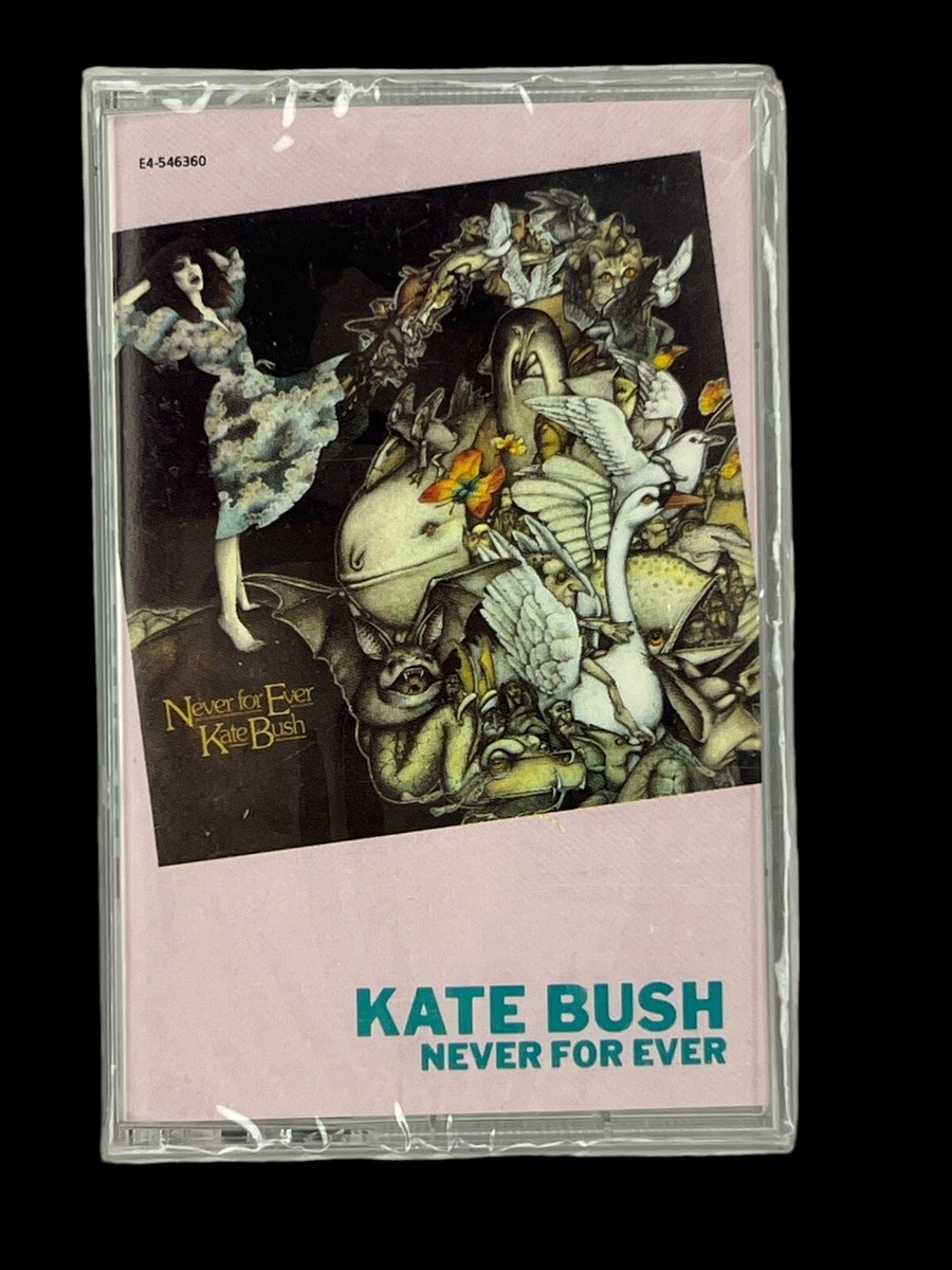 SEALED, Kate Bush – Never For Ever E4-546360, Audio Cassette, US