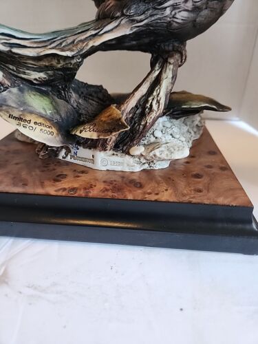 Vntg Giuseppe Armani BIRD OF PARADISE 1990 No COA/BOX Capodimonte Italy Pic/Desc - Picture 19 of 24
