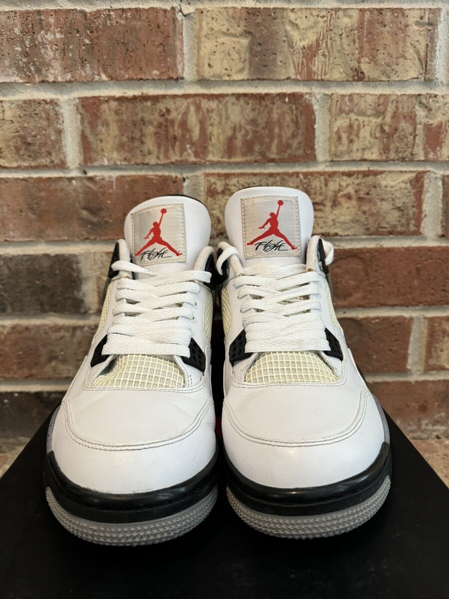 VNDS 11 Nike Air Jordan 4 Retro White Cement Tech Grey Fire VNDS 11 Nike Air Jordan 4 Retro White Cement Tech Grey Fire