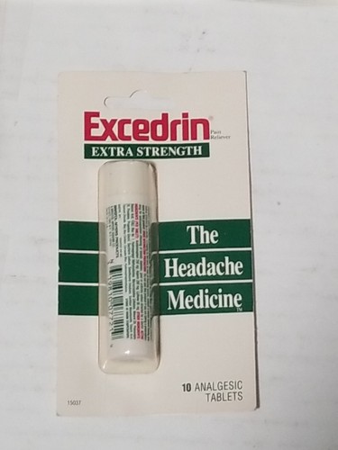 Excedrin Extra Strength The Headache Medicine 250 mg; 10 Tablets-"OUT-DATED",NEW