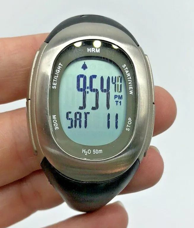 Nike Heart Rate Monitor Imara SM0032 Watch Womens Black HRM New Battery