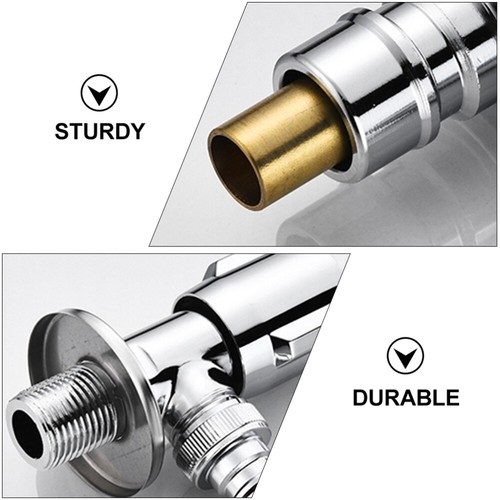 Automatic Water Disconnect Faucet Tap Connector Swivel Ball Adapter - Picture 6 of 12