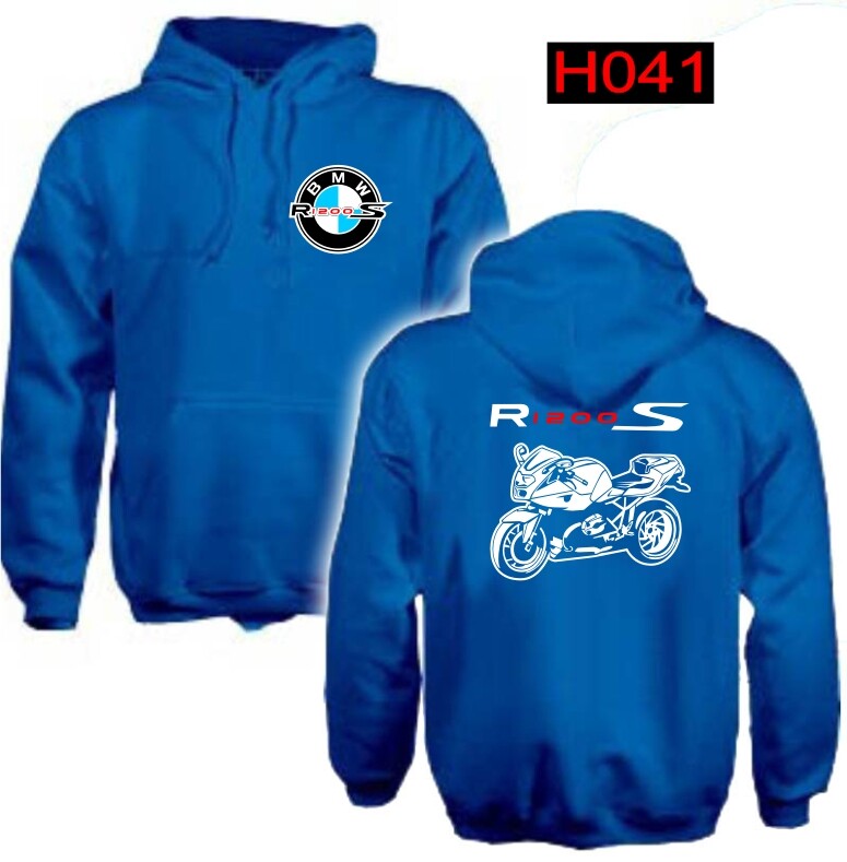 Men's R1200-S Blue Hoodie Sweatshirt Comfortable & Stylish