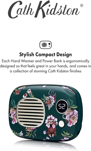 Cath Kidston 10,000mAh Rechargeable Hand Warmer Power Bank & Portable Charger - Bild 5 von 8