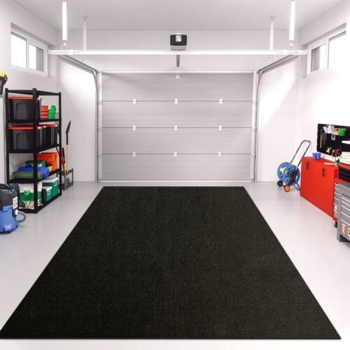 LINLA Premium Absorbent Oil Mat Contains Liquid Garage Floor Mat 8.5'x 6.6' R...
