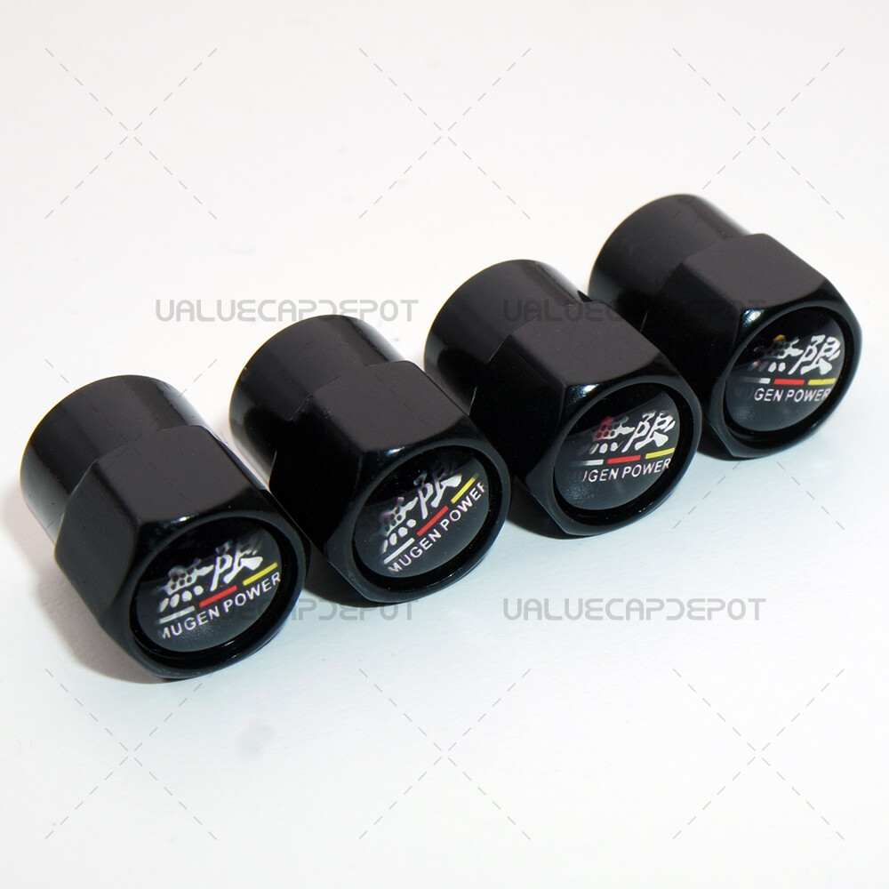 Hex Mugen Power Valve Stem Caps – Aluminum & Copper Dust Covers For Car Wheels