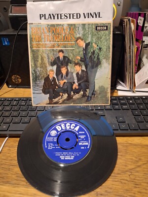 BRIAN POOLE & THE TREMELOES RARE 1964 DECCA EP VG/VG TWENTY MILES YAKETY YAK