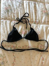 Original Kauai Bikini Black Top KB Size Small Made In USA