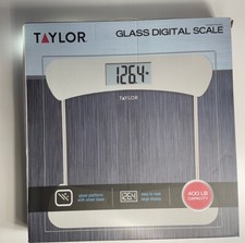 Taylor Glass Digital Scale 400lb capacity model 7549