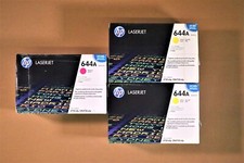 3 HP 644A MYY Print Cartridges Q6462A, Q6463A For LaserJet 4730 mfp, CM4730 mfp