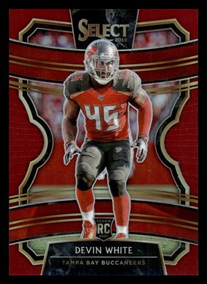 2019 Panini Select #55 Devin White Maroon Prizm #/149