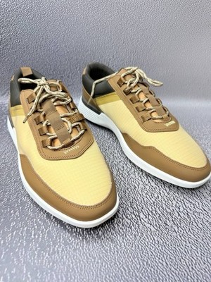 Wolf & Shephard Herren Sand Gelb Turnschuhe Crossover Victory Trainer Größe U...