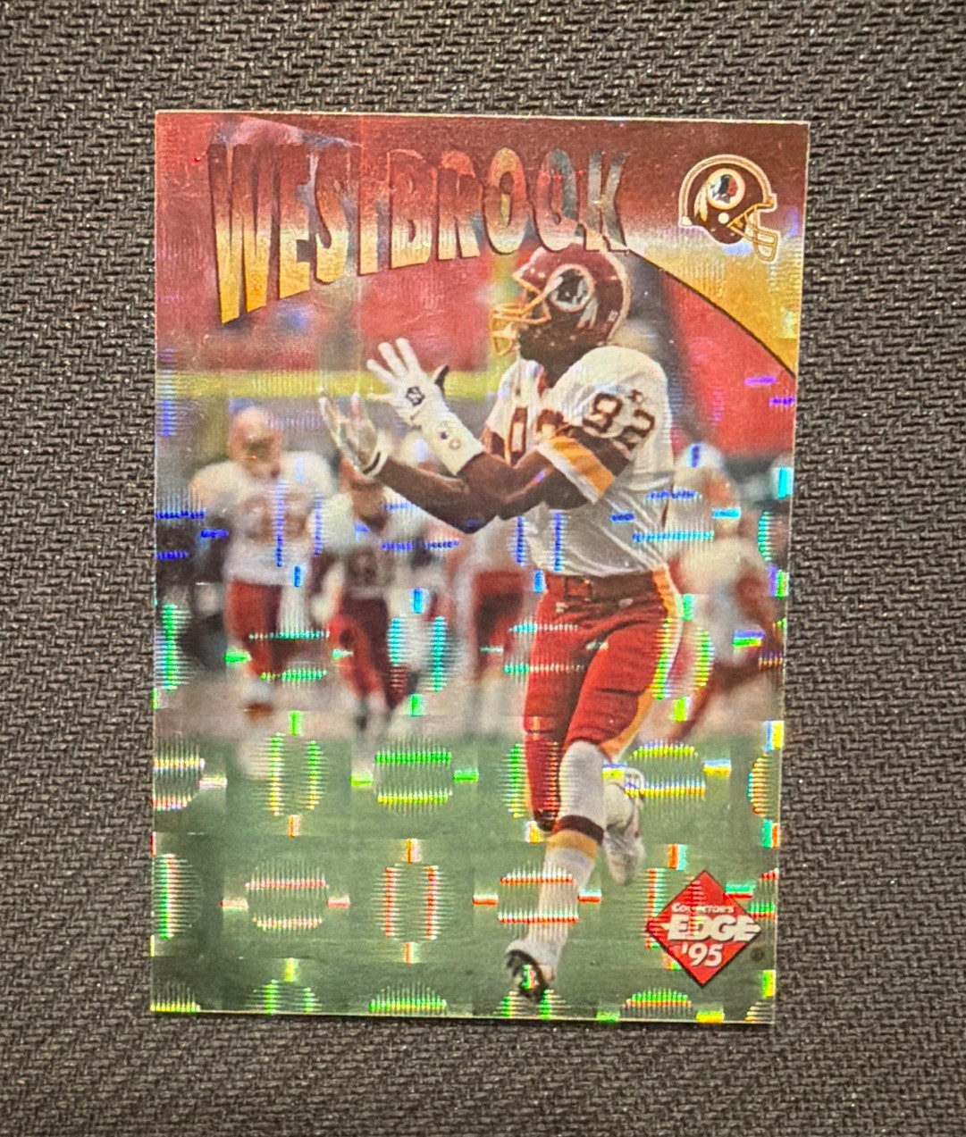 Collector's Edge 1995 Michael Westbrook #50 Washington Redskins NFL Rookie Card