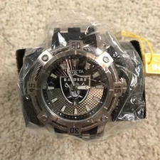 Invicta Las Vegas Raiders Watch Mens 52mm Black Steel 42066