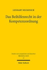 Das Beihilfenrecht in der Kompetenzordnung Le...