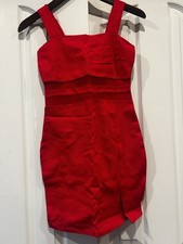 Fashion Nova Women’s Bodycon Dress Red Medium 