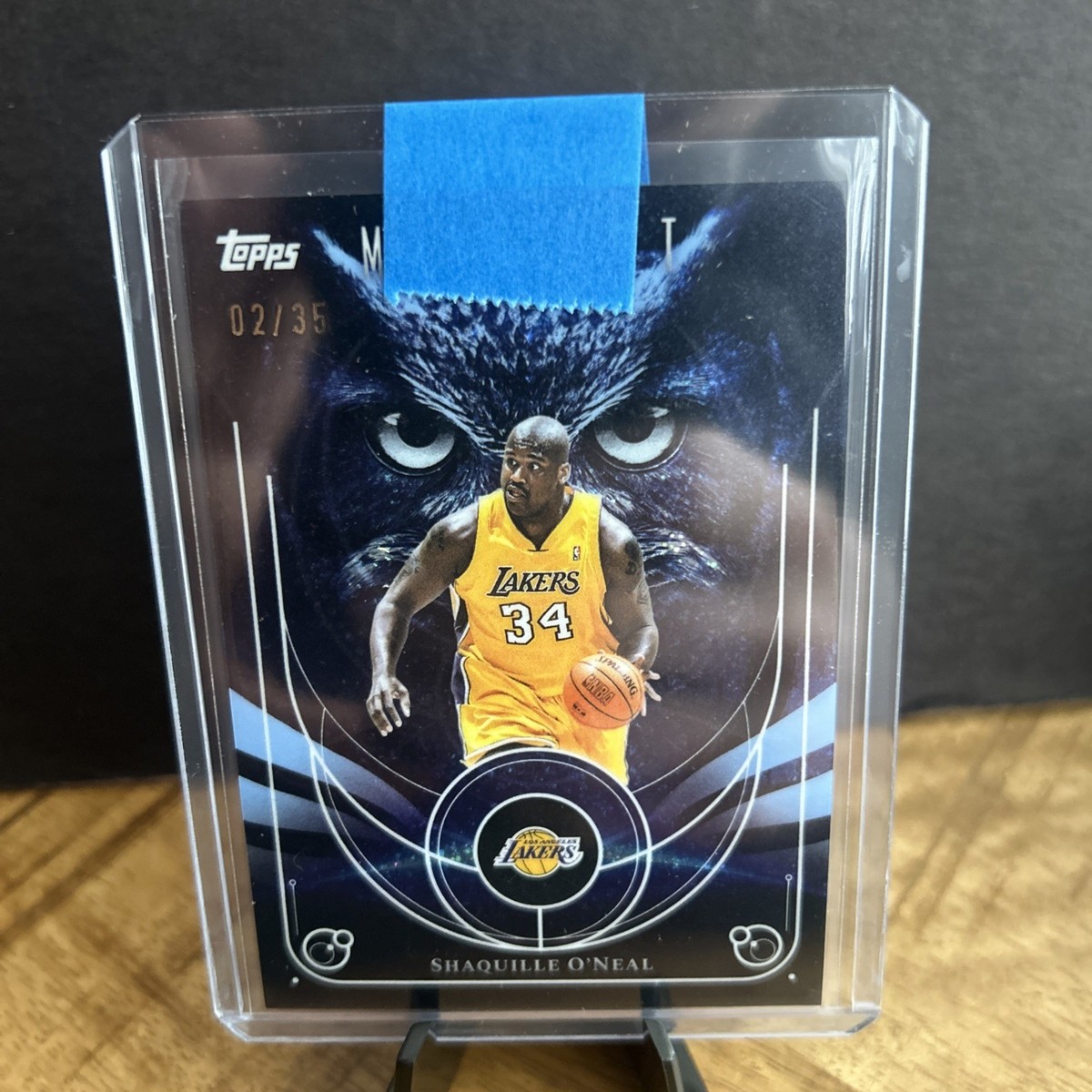 2025 Topps Midnight Shaquille O'Neal NIGHT OWLS SSP Case Hit /35