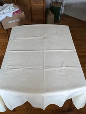 Ecru Linen Tablecloth 62 X 62 Quip Linen Collection