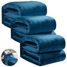 Image of Luxury Thick Mink Blanket Large Faux Fur Fleece Sofa Bed Throw Couch Warm Soft