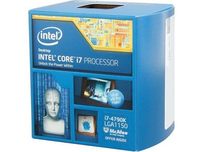 Intel Core i7-4790K CPU 4x4.0GHz 8mb Quad-Core LGA1150 Prozessor (Box)