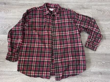 Carhartt Red and Black Plaid Men’s Flannel 3XL Button Down