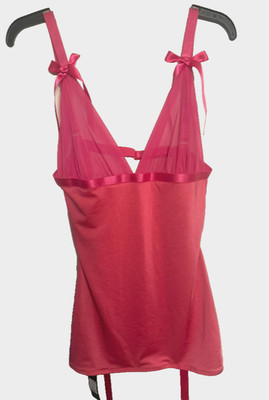 Mini Babydoll W/Bows- Pink Medium New summer G string