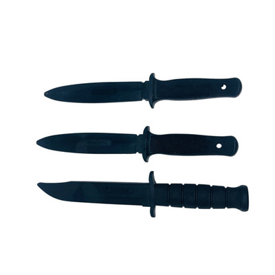 Cold Steel Training Knife Set Leatherneck & Peace Keeper Rubber Models, 3 Pcs