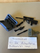 GI Joe Action Force Bullhorn Accessories Original Vintage 3 pieces .
