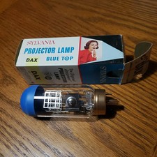 Sylvania Projector Lamp Blue Top CTT DAX 1000W 120V Movie Projector Vintage