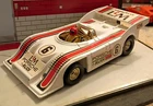 VINTAGE CORGI Porsche Audi Formula Race Car L&M W/Driver 1:36 WHITE GOODYEAR