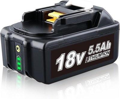18V 5,5Ah Ersatzakku für Makita 18V Akku kompatibel mit BL1850B BL1
