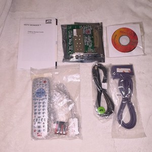 ATI HDTV Wonder PCI TV Tuner & Video Capture Card ATSC w/ Remote & Cables