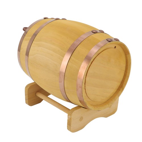 Chêne Tonneau de vin, vin Spirit Whisky de stockage Corps avec robinet 3l